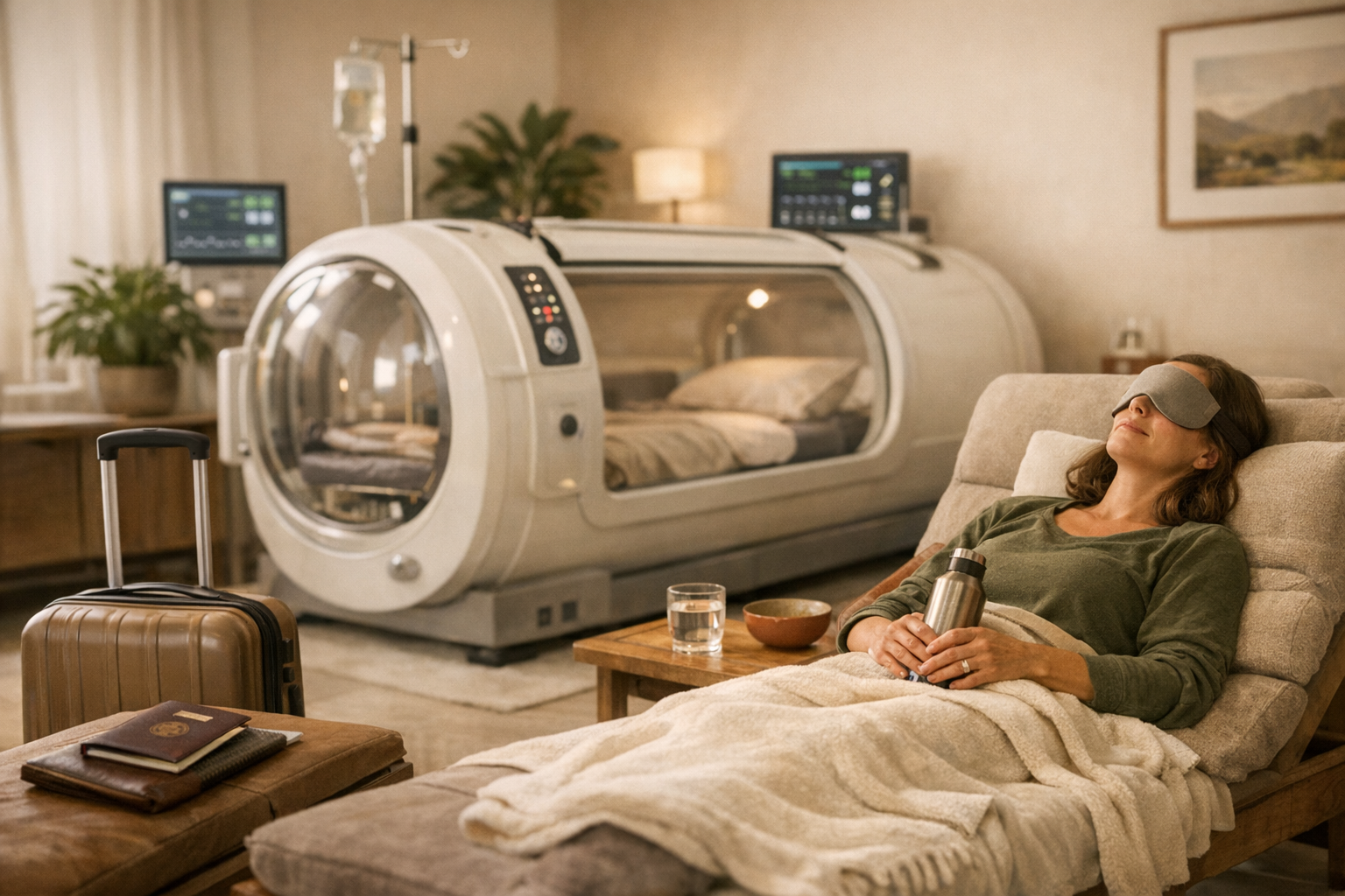 HBOT for Travel Recovery: Jet Lag, Sleep and Wellness Reset