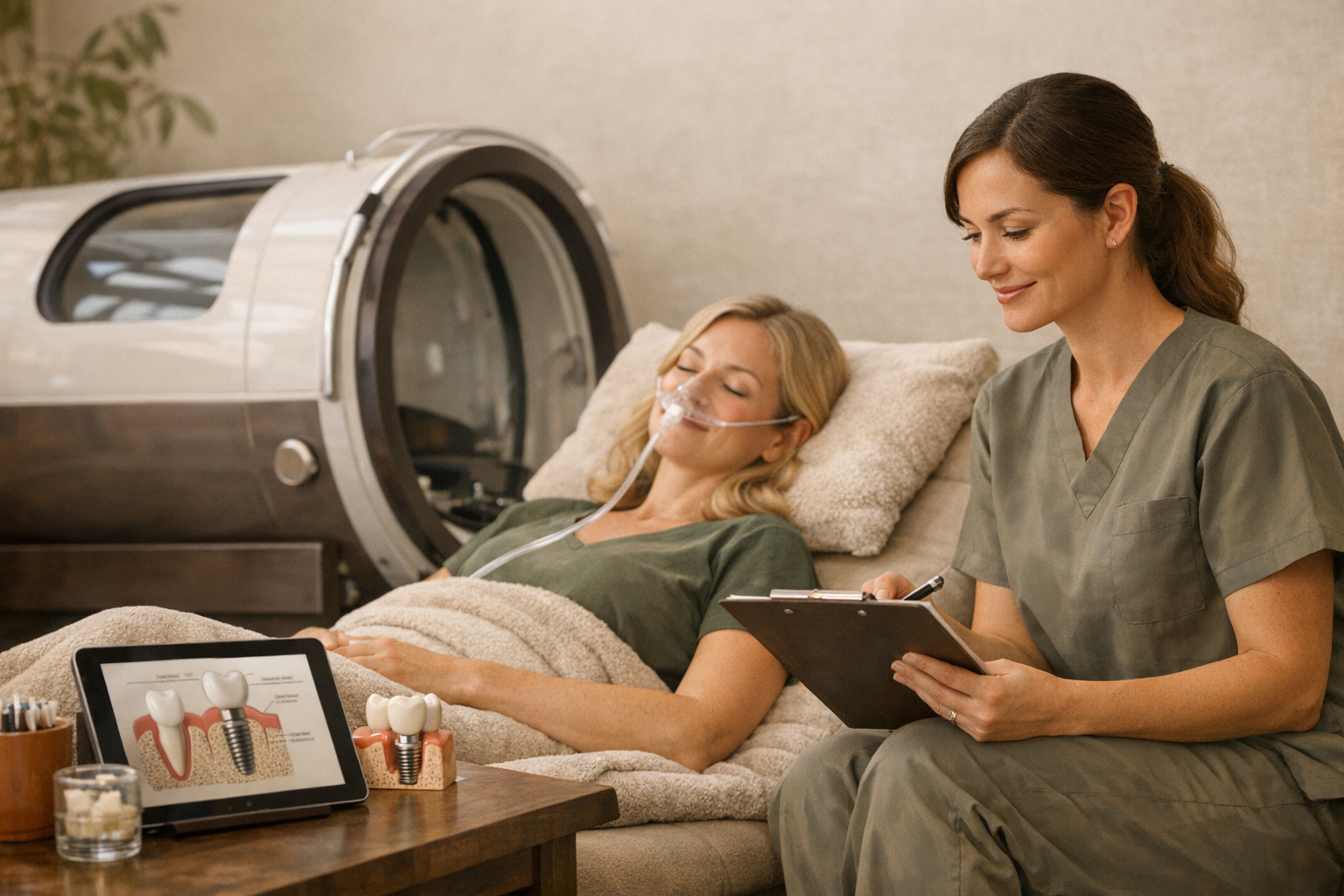 HBOT for Dental Implant Recovery: Healing, Swelling and Comfort