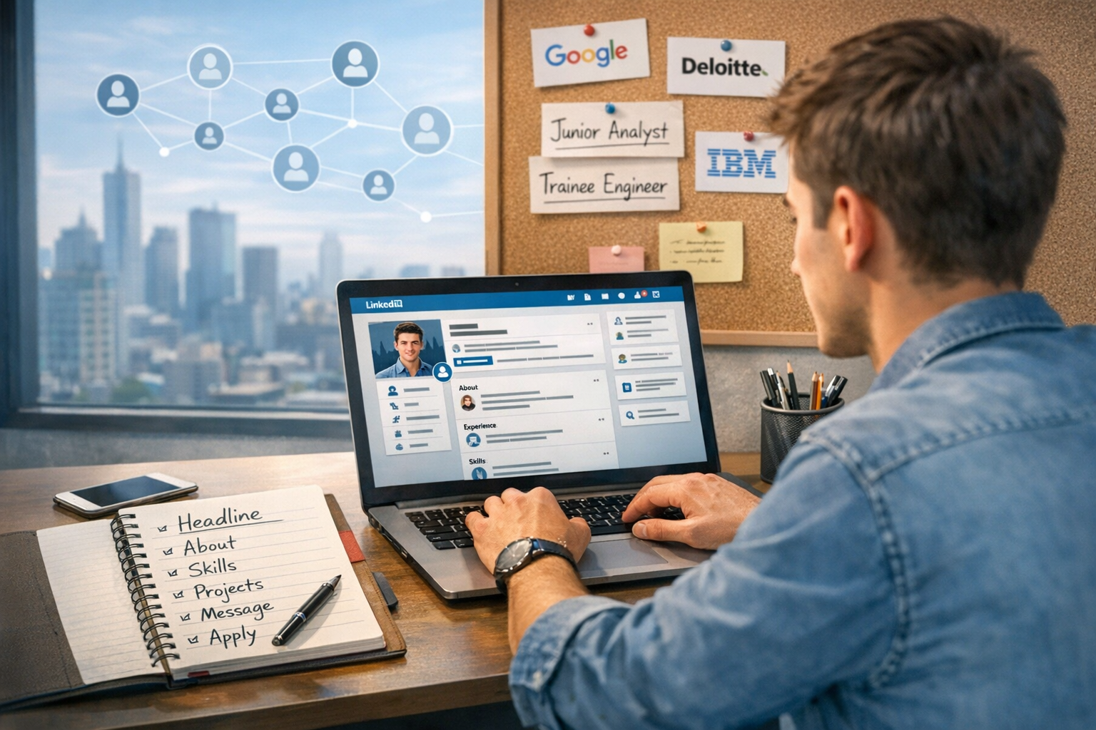 How to Use LinkedIn to Land Your First Job Fast