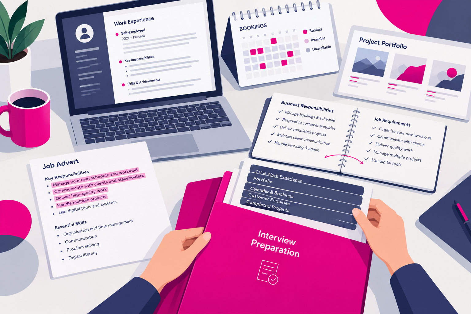 How to Explain Self-Employment on Your CV and at Interview